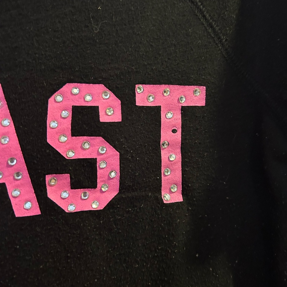 Y2K I only sleep In Pink sleep shirt rhinestones it’s past my bedtime - Picture 7 of 8